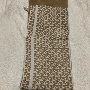 Michael Kors beige and cream scarf